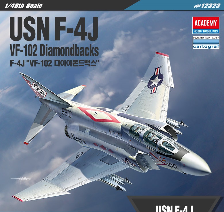 1/48 F-4J ファントムⅡ "VF-102 ダイヤモンドバックス"