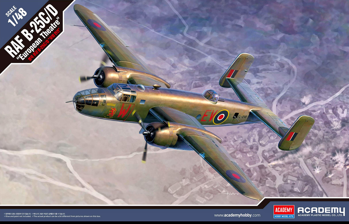 1/48 B-25C/D "イギリス空軍 欧州戦線"