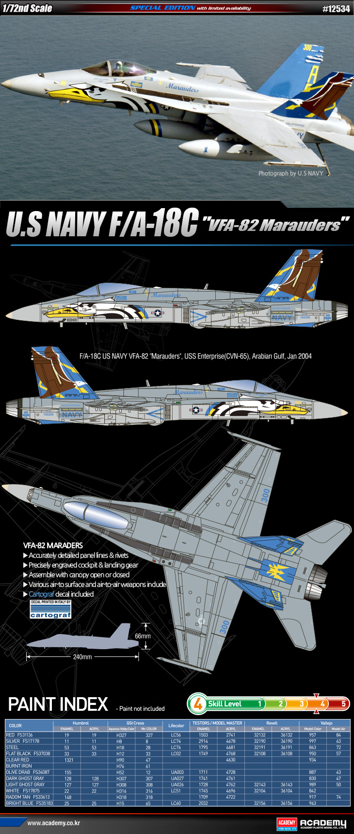 1/72 F/A-18C "VFA-82 マローダーズ"
