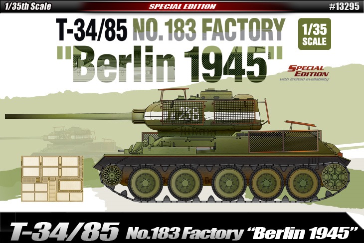 1/35 T-34/85 第183工廠型 "ベルリン 1945" - ウインドウを閉じる