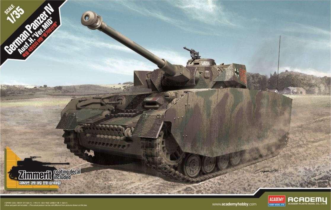 1/35 Ⅳ号戦車H型 中期生産型