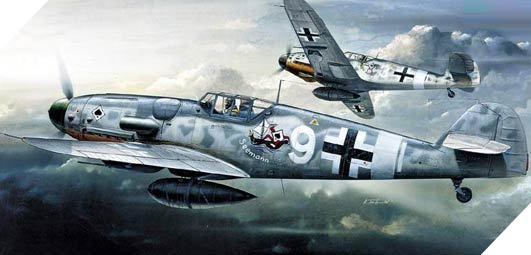 1/72　メッサ-シュミット Bf-109G6