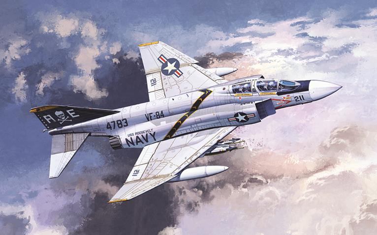 1/48 F-4J ファントムⅡ "VF-84 ジョリーロジャース" - ウインドウを閉じる