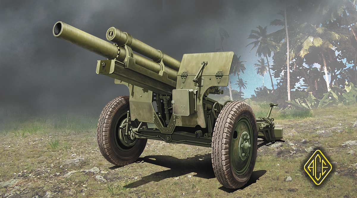 1/72 米M2A1 105mm榴弾砲 w/M2砲架