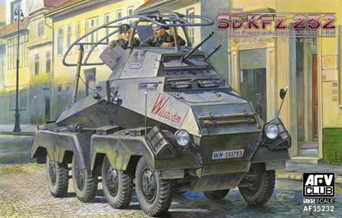 1/35　Sd.Kfz232(8-Rad)8輪重装甲無線偵察車 初期型
