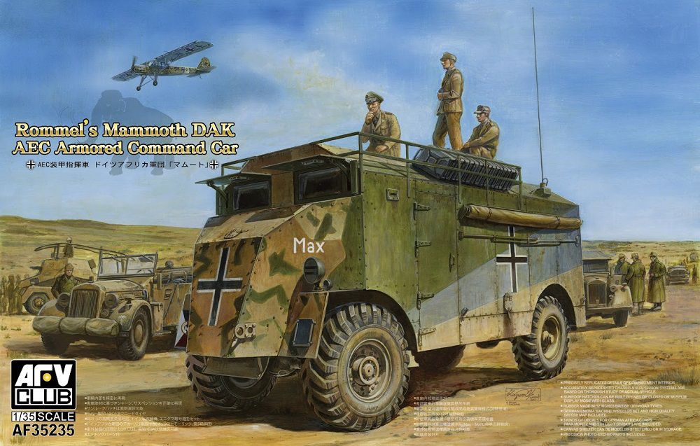 1/35　AEC 装甲指揮車 ロンメル・マムート