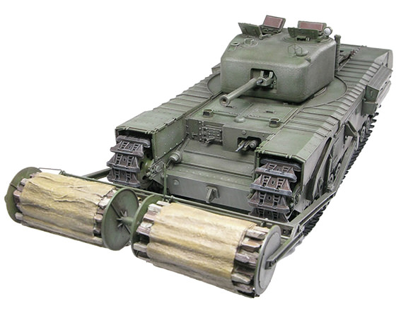 1/35 チャーチルMk.IV カーペットレイヤーB型 ツインボビン ボビン支柱(木製)・カーペット(紙製)付 1/35 チャーチルMk.IV カーペットレイヤーB型 ツインボビン ボビン支柱(木製)・カーペット(紙製)付