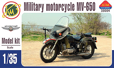 1/35 MV-650 ソ連軍用バイク w/サイドカー