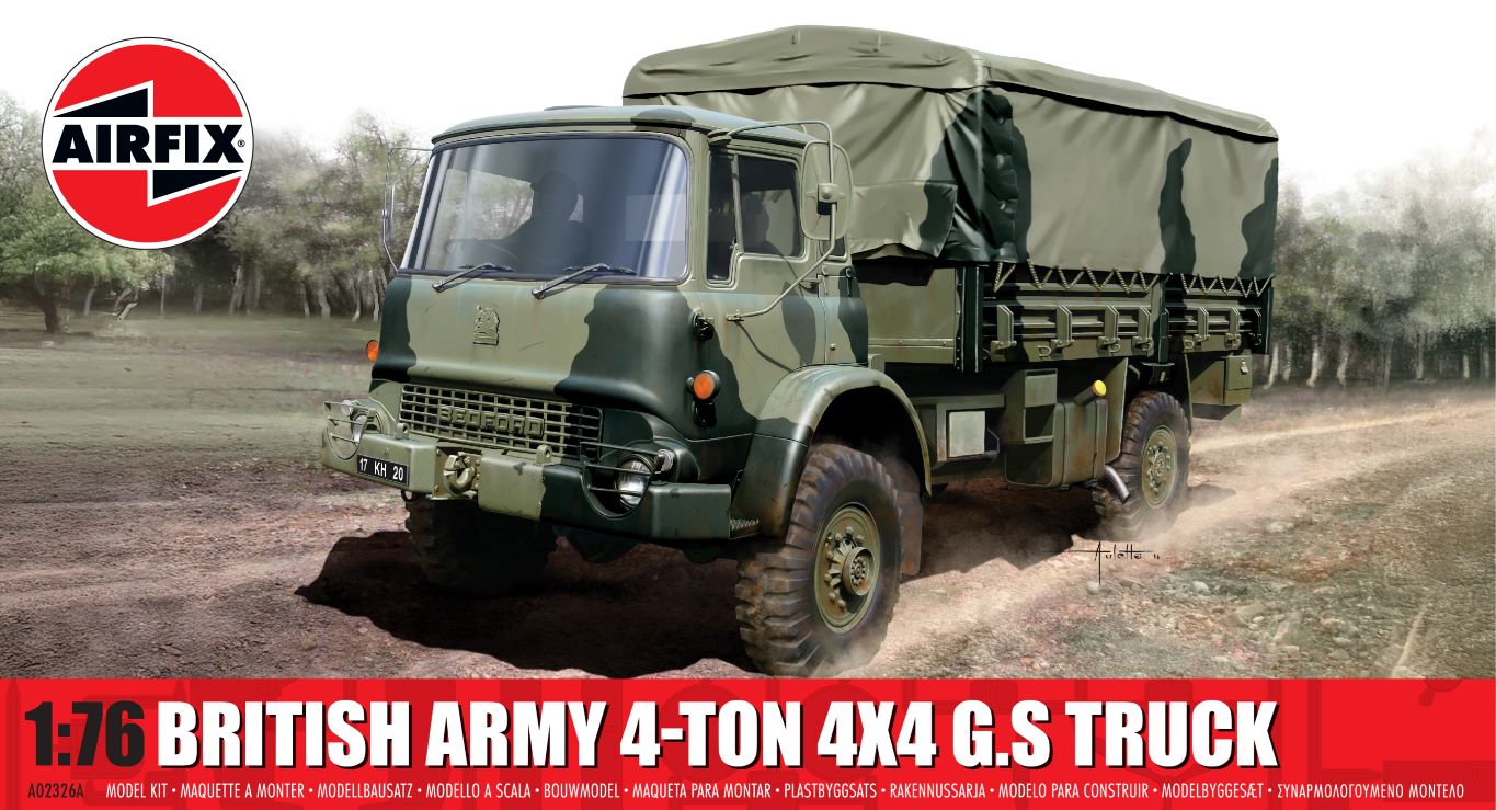 1/76 イギリス軍4トン 4x4G.Sトラック 1/76 イギリス軍4トン 4x4G.Sトラック