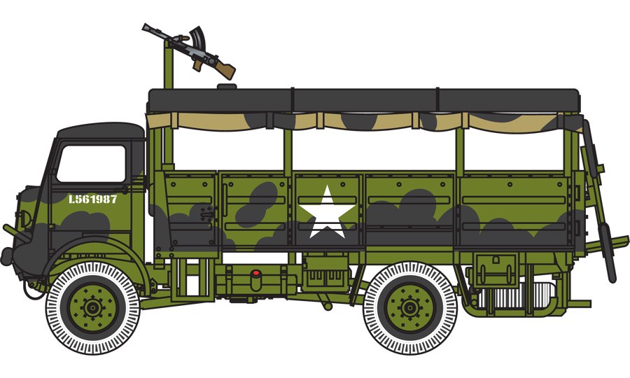 1/76　ベッドフォード QLT 軍用トラック