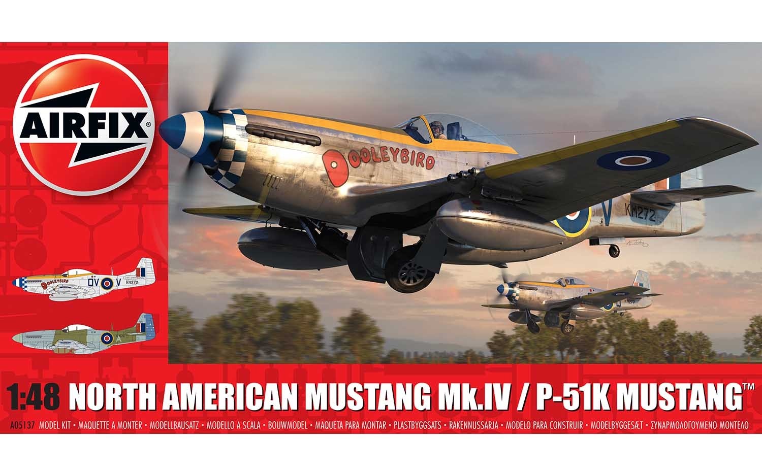 1/48　ノースアメリカン　ムスタング　Mk.IV