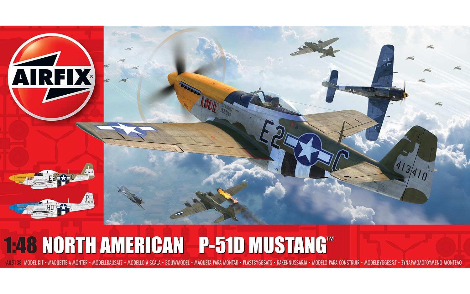 1/48　ノースアメリカン　P-51D　ムスタング - ウインドウを閉じる