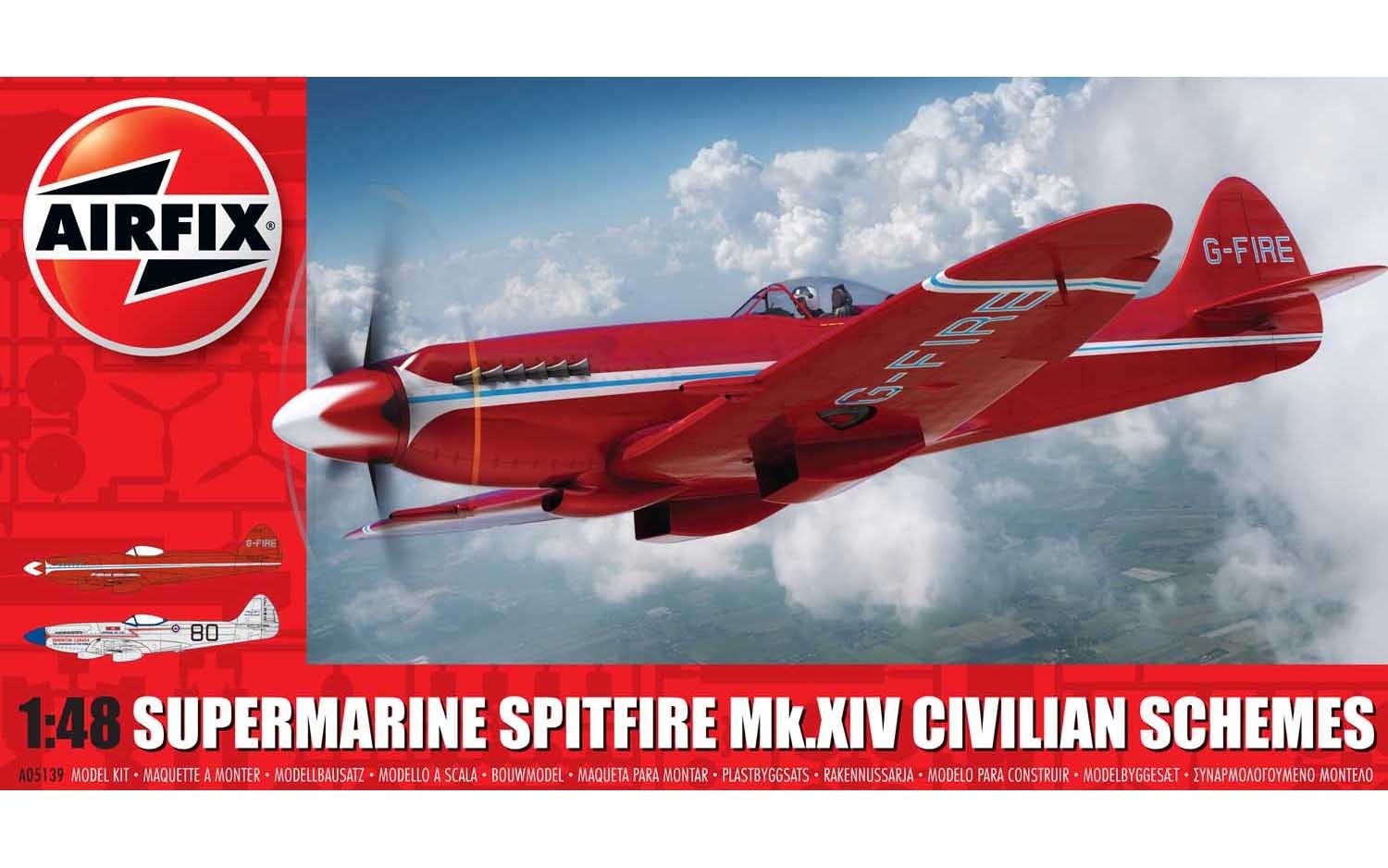 【予約する】 1/48 スーパーマリーン スピットファイアMk.XIV (民間仕様) 【予約する】 1/48 スーパーマリーン スピットファイアMk.XIV (民間仕様)