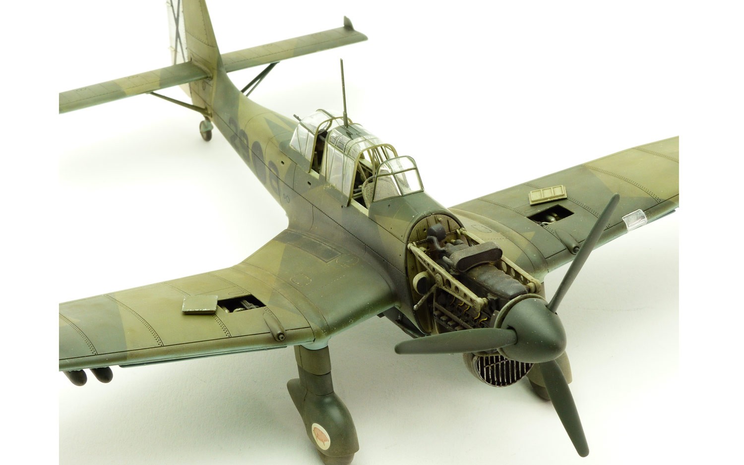 1/48　ユンカース Ju87 B-1 スツーカ - ウインドウを閉じる