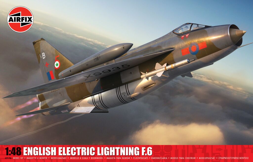 【予約する】 1/48 イングリッシュ・エレクトリック ライトニングF.6 【予約する】 1/48 イングリッシュ・エレクトリック ライトニングF.6