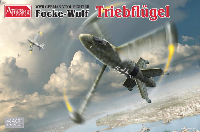 1/48 ドイツ垂直離着陸迎撃機 フォッケウルフ トリープフリューゲル