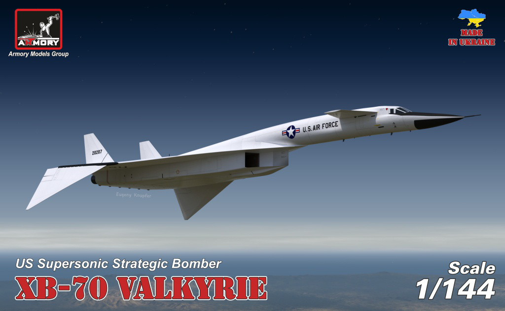 1/144 XB-70 ヴァルキリー 試作戦略爆撃