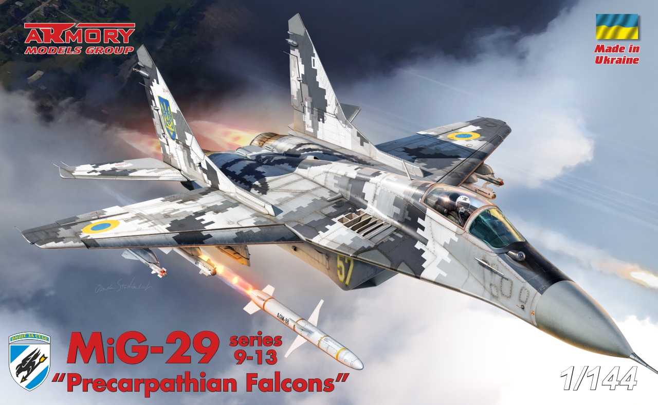 【予約する】 1/144 MiG-29 "9-13" フルクラムC "ウクライナ空軍第114戦術航空旅団" 【予約する】 1/144 MiG-29 "9-13" フルクラムC "ウクライナ空軍第114戦術航空旅団"