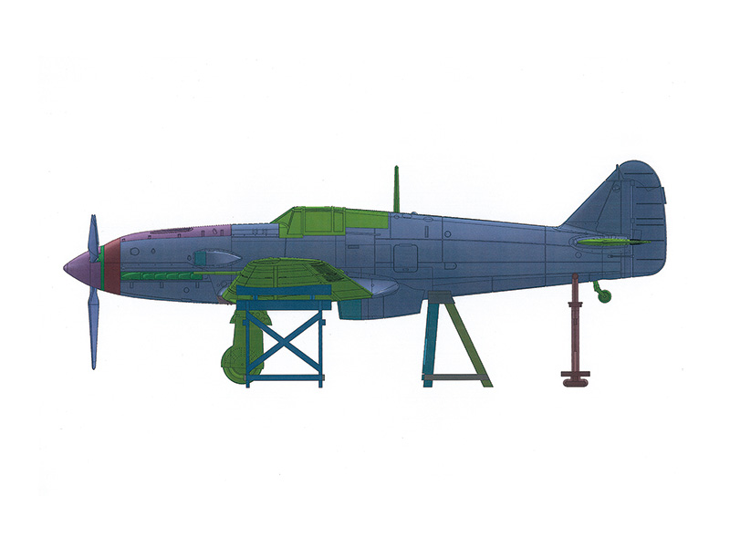 花鳥61 1/72 - Kawasaki Ki-61 Hien 