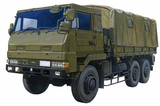 1/72 陸上自衛隊 3 1/2ｔ トラック 「3トン半新型」 [002322/No.01 