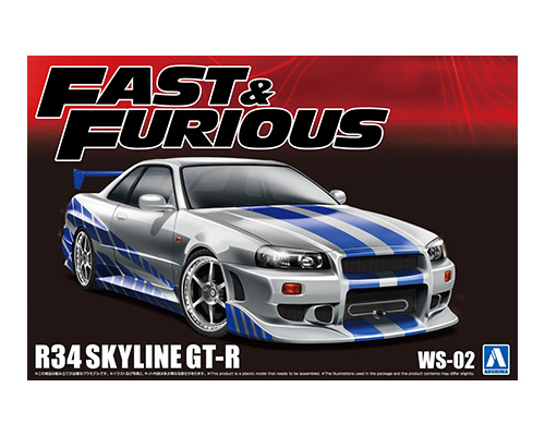 1/24 ワイルド・スピード R34 スカイライン GT-R 1/24 ワイルド・スピード R34 スカイライン GT-R