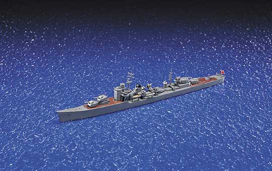 アオシマ製 1/700駆逐艦 涼月(すずつき)1945ジオラマ完成品