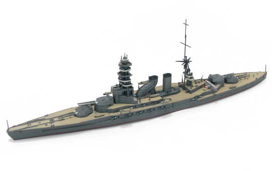 戦艦長門 (湾曲煙突) 1/700 完成品 戦艦長門 (湾曲煙突) 1/700 完成品