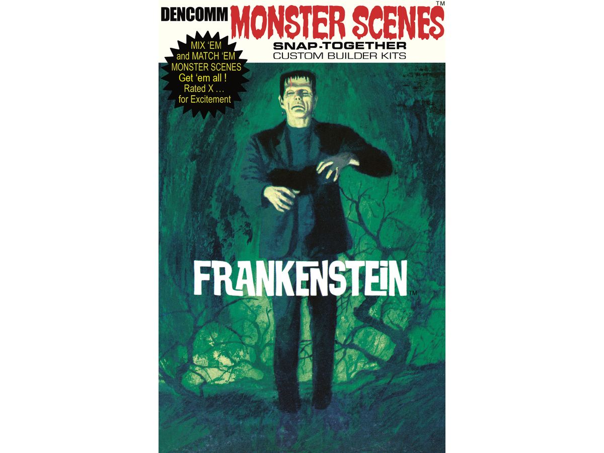 1/13 デンコム モンスターシーン:フランケンシュタイン "グロー・イン・ザ・ダーク" 1/13 デンコム モンスターシーン:フランケンシュタイン "グロー・イン・ザ・ダーク"