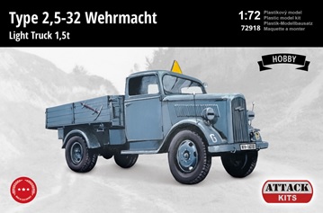 1/72 WW.Ⅱ ドイツ軍 タイプ2 5-32 1.5トントラック 1/72 WW.Ⅱ ドイツ軍 タイプ2 5-32 1.5トントラック
