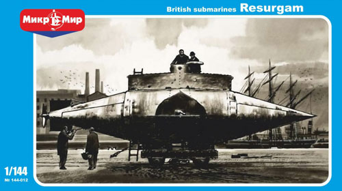 1/144　英・リサーガム潜水艦19世紀 (MicroMirブランドMM144012)