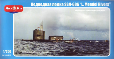 1/350　米・SSN-686メンデル・リバース原潜 (MicroMirブランドMM350015)