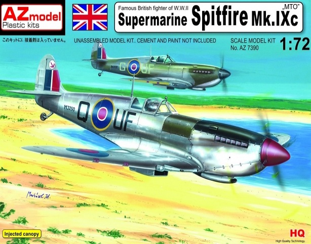 1/72　スーパーマリン スピットファイア Mk.IXc ＜地中海戦線＞ - ウインドウを閉じる