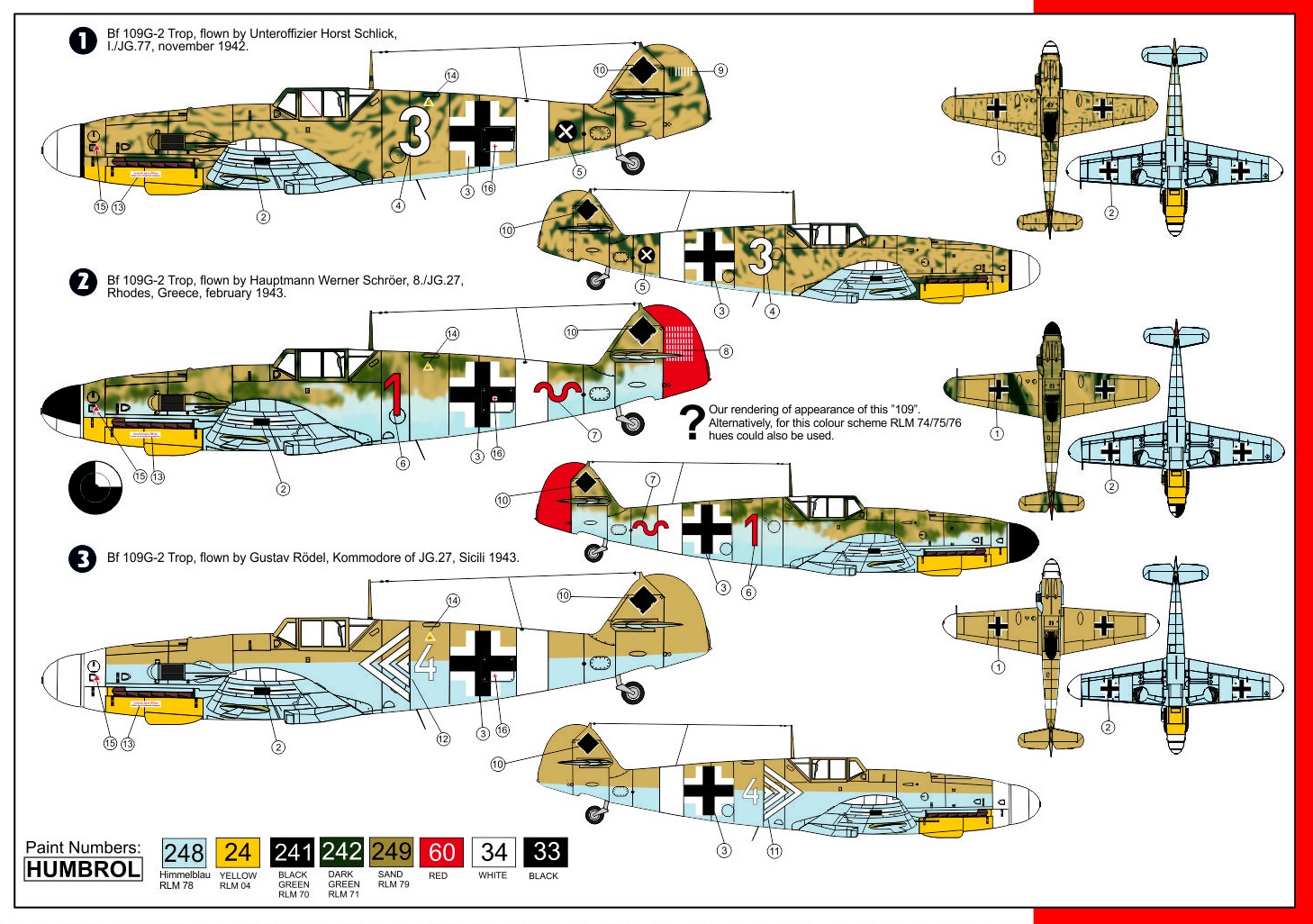1/72 Bf109G-2 Ｔrop