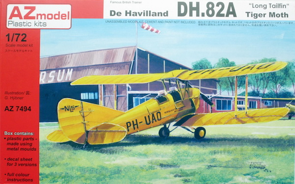 1/72 D.H.-82A タイガーモス　ロングテールフィン