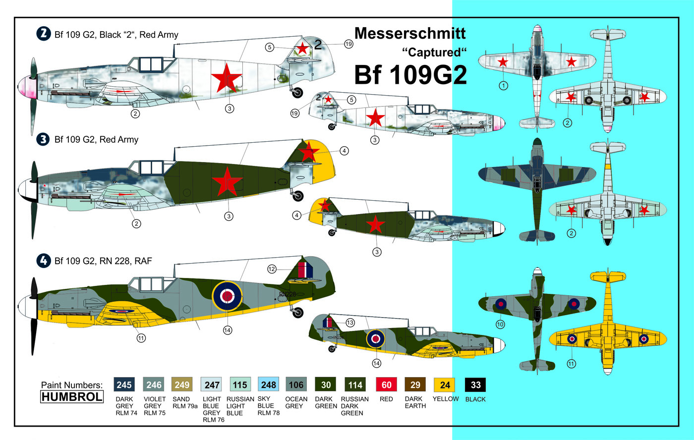 1/72　メッサーシュミット Bf 109Ga-2 "Captured" （限定）