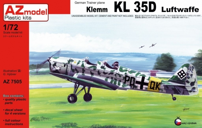 1/72　クレム Klemm Kl 35D Luftwaffe