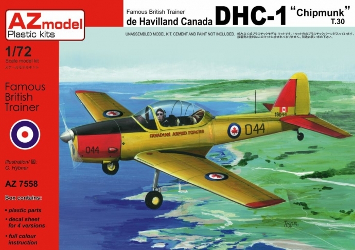 1/72 デ・ハビランド・カナダDHC-1チップマンク T.30