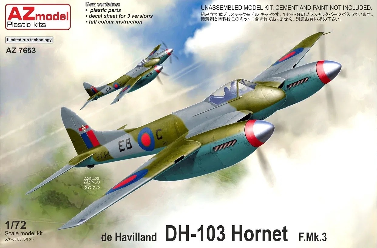 【予約する】 1/72 DH-103 ホーネット F.Mk.3 【予約する】 1/72 DH-103 ホーネット F.Mk.3