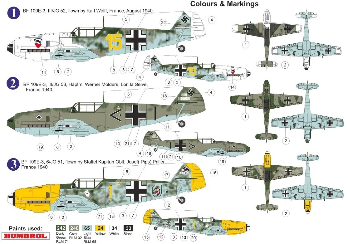 1/72 Bf109E-3 ｢バトル・オブ・ブリテン｣ - ウインドウを閉じる