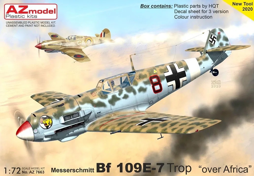 【予約する】 1/72 Bf109E-7 「アフリカ上空」 【予約する】 1/72 Bf109E-7 「アフリカ上空」
