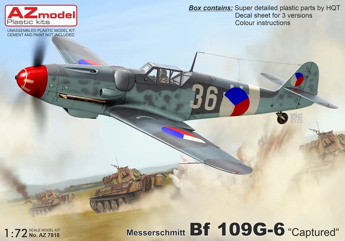【予約する】　1/72 メッサーシュミット Bf109G-6 「鹵獲機」