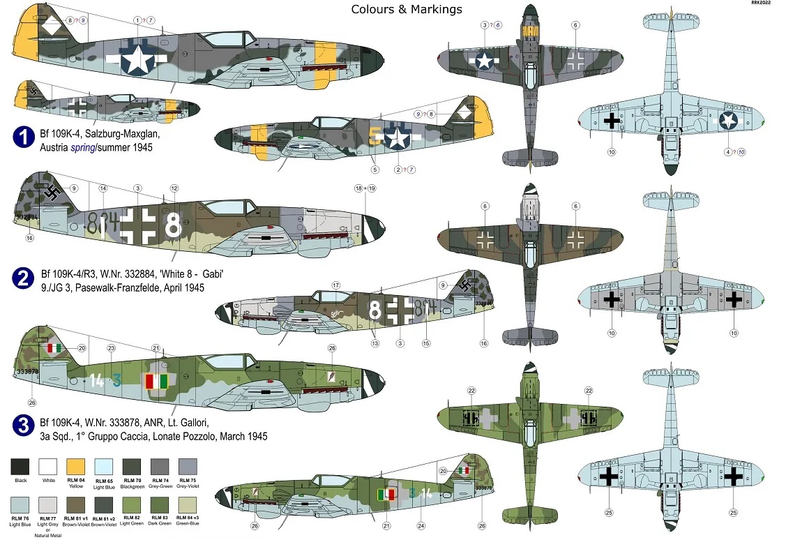 1/72 メッサーシュミット Bf109K-4 「ラストチャンス」