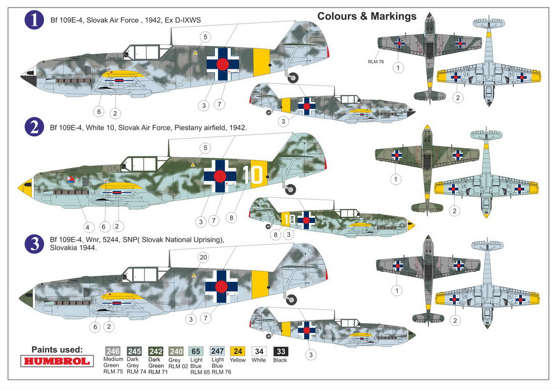 1/72 Bf109E-4 ｢スロバキア｣
