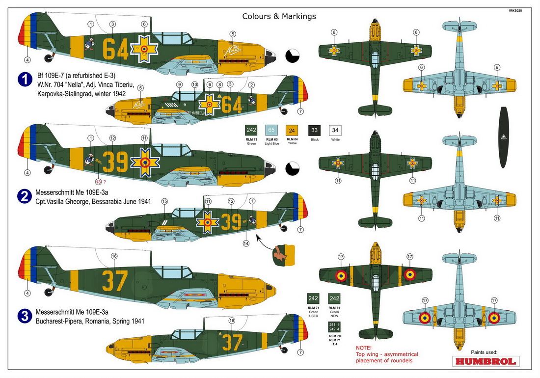 1/72 Bf109E-3a ｢ルーマニア｣