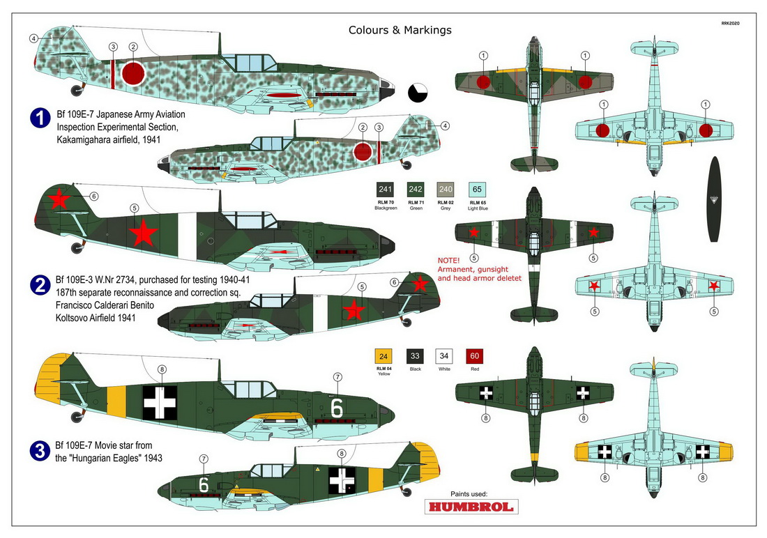 1/72 Bf109E-3/7 ｢スペシャルマーキング｣