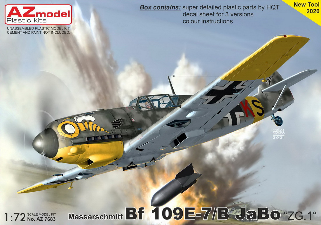 1/72 Bf109E-7/B ヤーボ ｢ZG.1｣