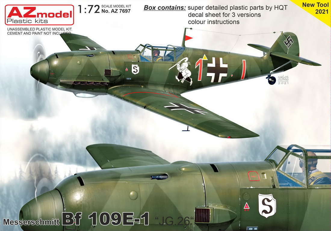 1/72 Bf109E-1 "JG.26"