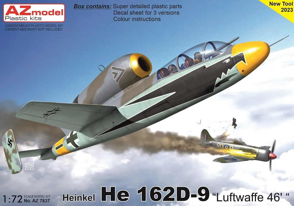 1/72 He162D-9 「ルフトバッフェ1946」