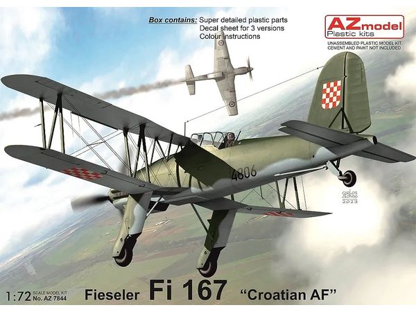 1/72 フィゼラー Fi167 "クロアチア空軍"