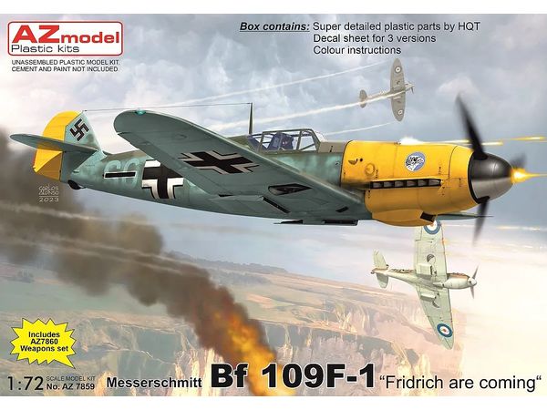 1/72 Bf109F-1 "フリードリヒ襲来"
